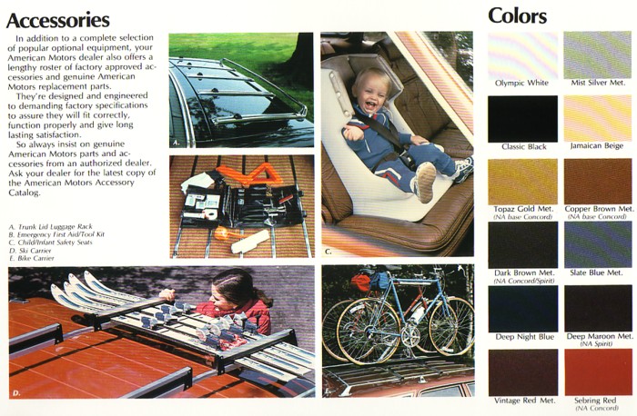 1983AMCEagleAccessoriesandColors